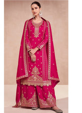 Alluring Partywear Salwar Suit in Pink Colour
